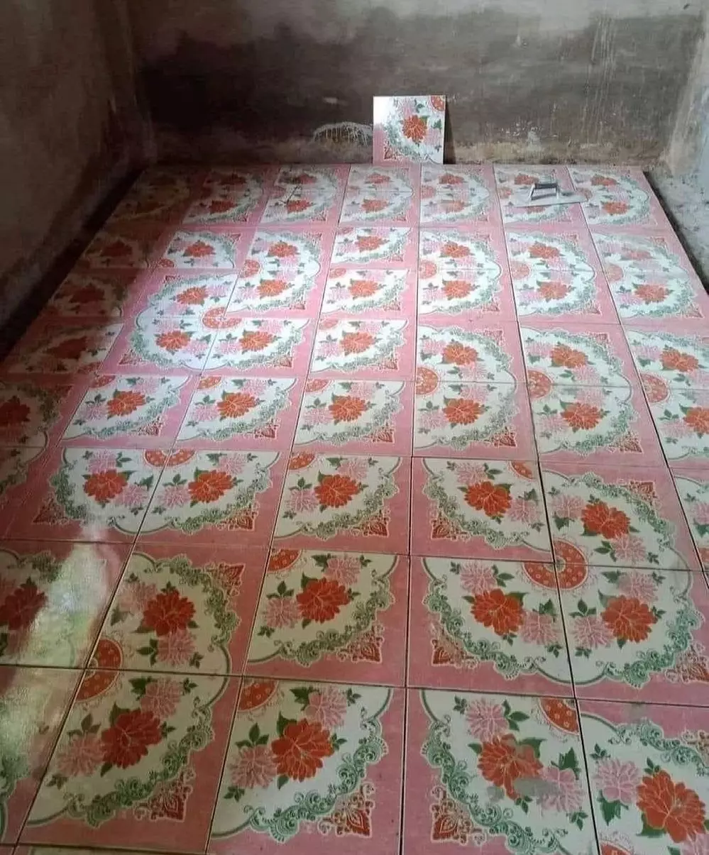 potret lucu lantai rumah © 2021 instagram.com