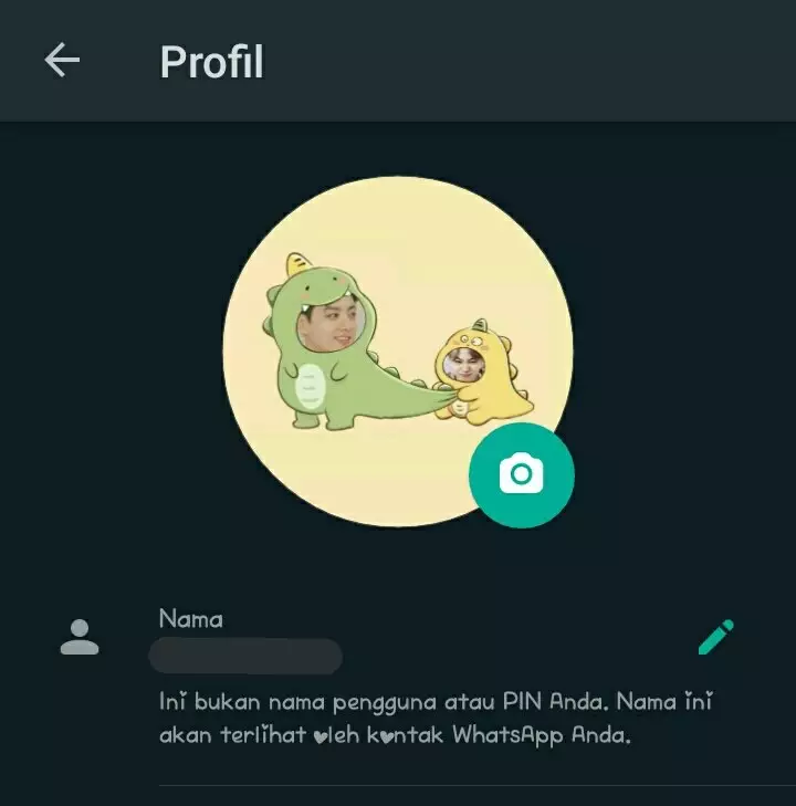 Foto profil lucu di WA © berbagai sumber