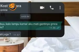 11 Balasan chat lucu dari pemilik kos ini bikin tersenyum