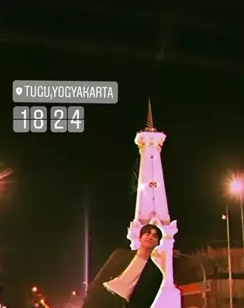 Potret hasil editan Idol K-Pop wisata ke Yogyakarta © berbagai sumber