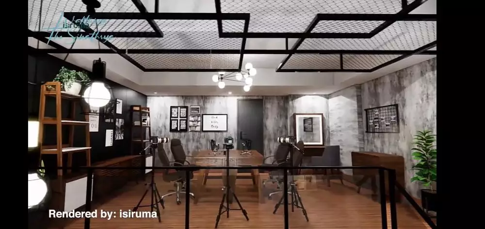 desain kantor Donna Agnesia dan Darius Sinathrya © 2021 brilio.net YouTube desain kantor Donna Agnesia dan Darius Sinathrya © 2021 brilio.net YouTube