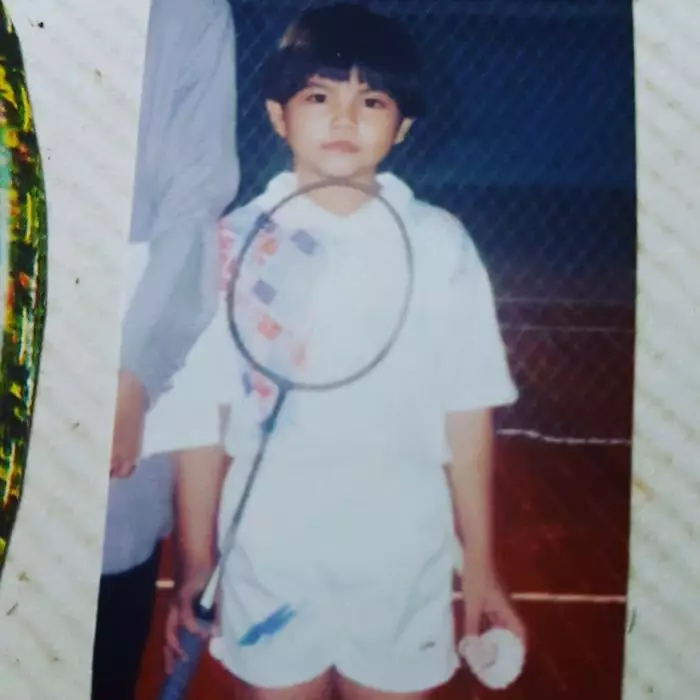masa kecil pemain badminton © Instagram masa kecil pemain badminton © Instagram