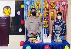 Momen Uut rayakan ultah anak lewat video call © Instagram/@uutpermatasari