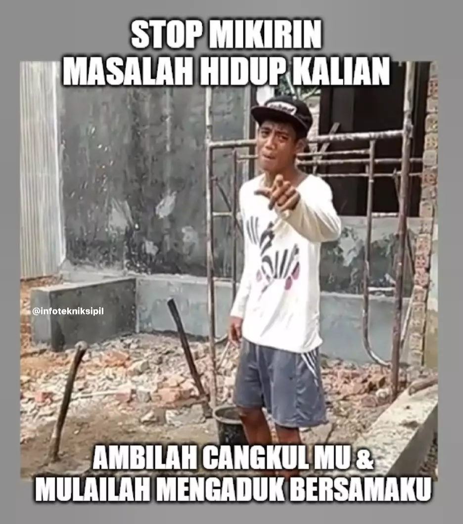 kata-kata lucu tukang bangunan © 2021 instagram.com