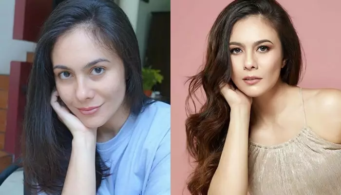 blasteran 40-an tanpa dan pakai makeup © Instagram blasteran 40-an tanpa dan pakai makeup © Instagram