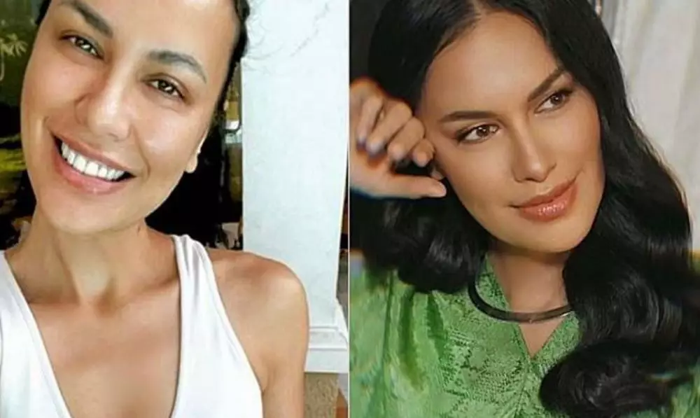 blasteran 40-an tanpa dan pakai makeup © Instagram blasteran 40-an tanpa dan pakai makeup © Instagram