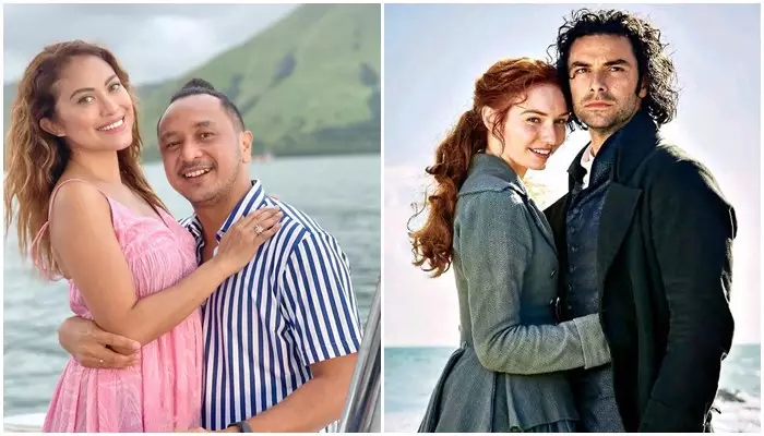 gaya seleb tirukan adegan film poldark © instagram