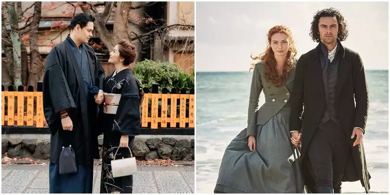 gaya seleb tirukan adegan film poldark © instagram