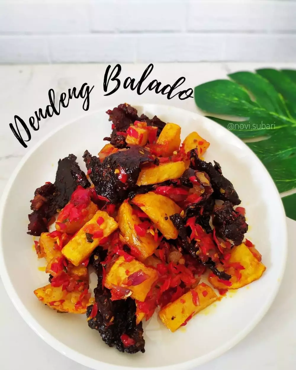 Resep lauk pendamping nasi kuning © Instagram