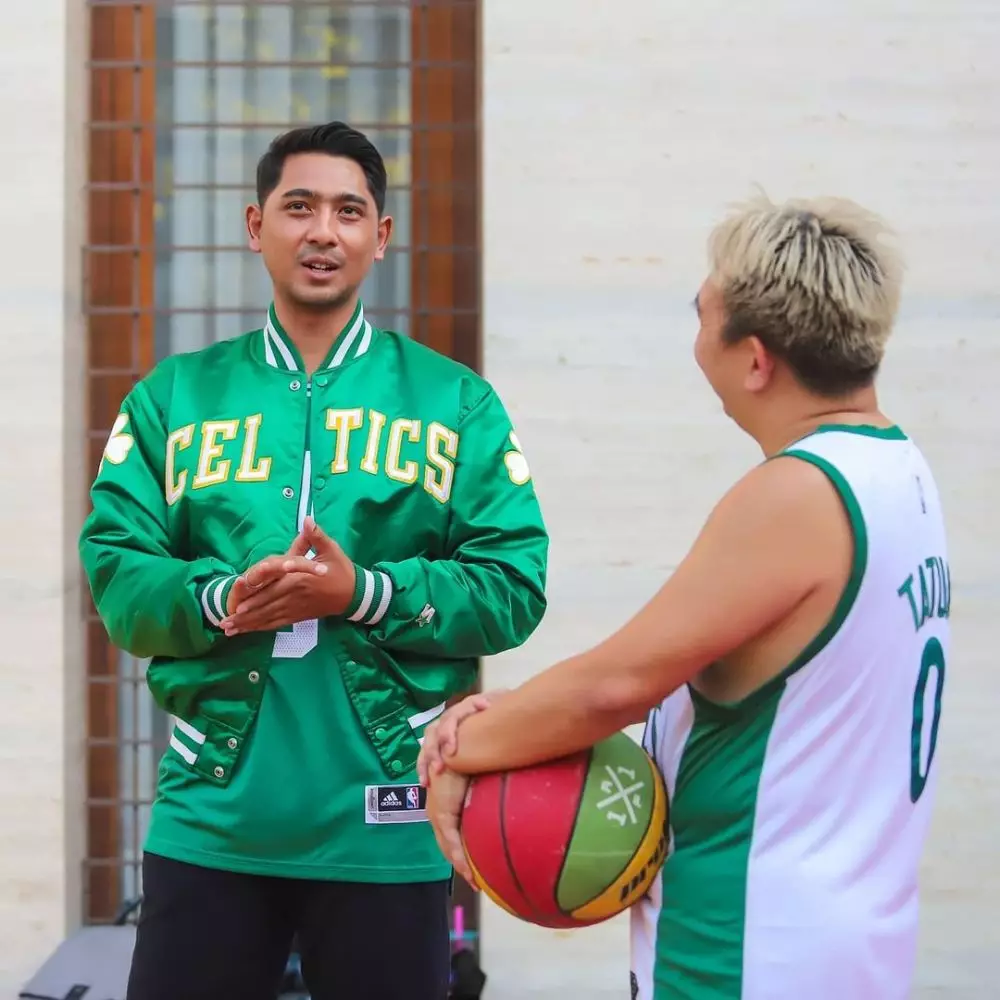 momen arya saloka tanding basket © instagram momen arya saloka tanding basket © instagram