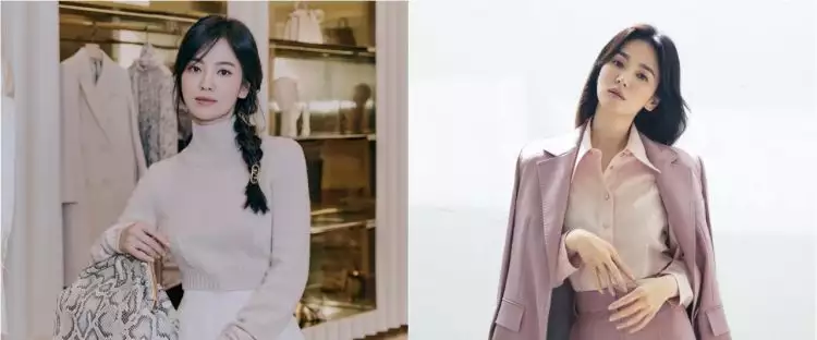 7 Potret penampilan Song Hye-kyo di acara Fendi, curi perhatian