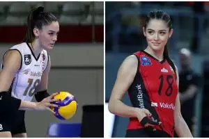 11 Pesona Zehra Gunes, atlet voli Turki di Olimpiade Tokyo 2020