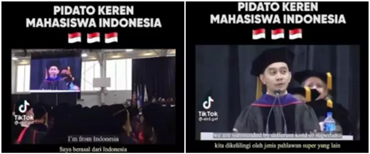 Momen mahasiswa asal Indonesia pidato di Amerika, bikin bangga