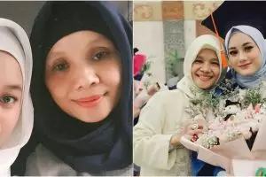 9 Potret kebersamaan Dinda Hauw dan ibunda, bak pinang dibelah dua