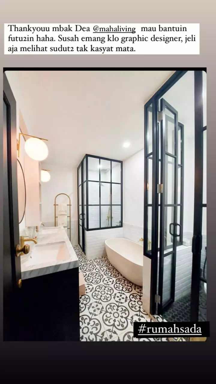 potret rumah baru fitri tropica © instagram potret rumah baru fitri tropica © instagram