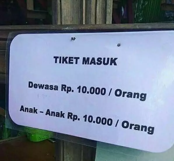 pengumuman tarif jasa © 2021 berbagai sumber