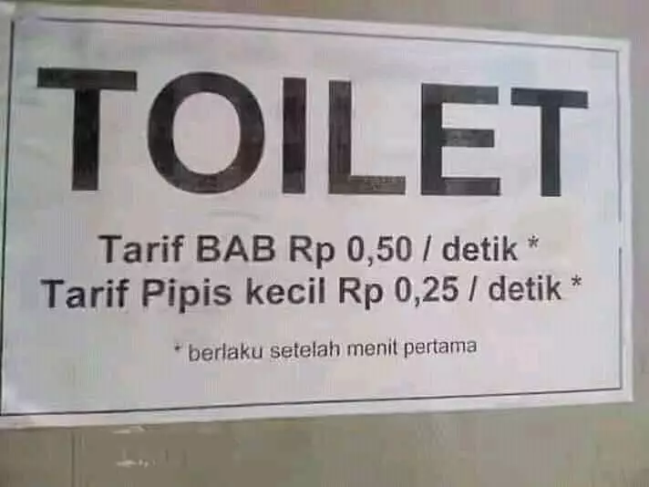 pengumuman tarif jasa © 2021 berbagai sumber