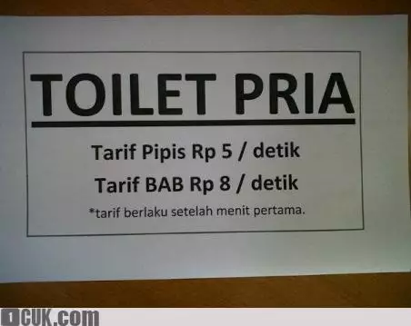 pengumuman tarif jasa © 2021 berbagai sumber