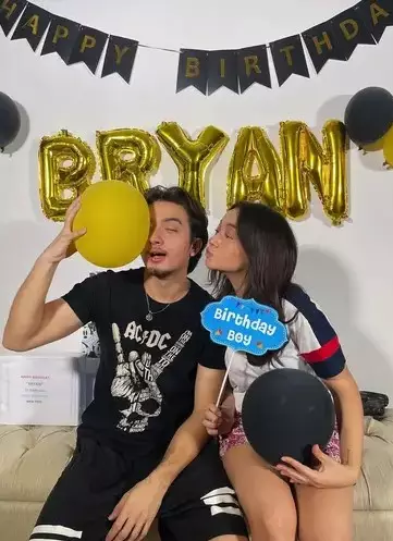 Momen ulang tahun Bryan Domani © Instagram/@megandomani1410