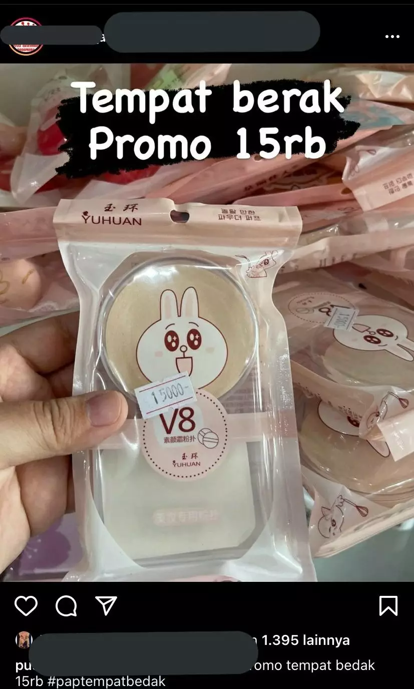 typo saat promosi dagangan © Twitter