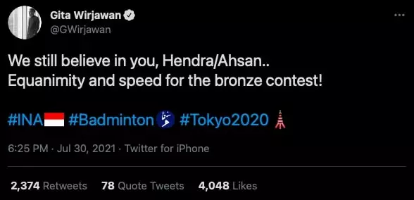 Ahsan Hendra di olimpiade 2020 © berbagai sumber Ahsan Hendra di olimpiade 2020 © berbagai sumber
