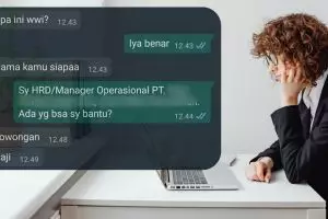 11 Chat lucu tanya soal lowongan kerja, endingnya bikin geregetan