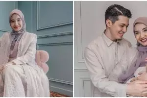 7 Gaya pemotretan Zaskia Sungkar bareng anak, simpel tapi dramatis