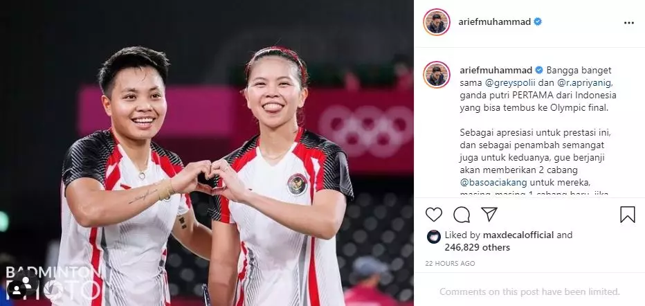 figur janjikan hadiah untuk atlet Olimpiade Tokyo © 2021 brilio.net  figur janjikan hadiah untuk atlet Olimpiade Tokyo © 2021 brilio.net