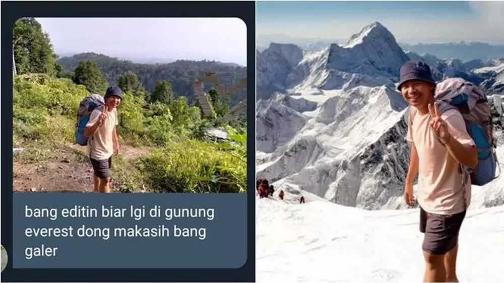 hasil foto editan warganet © Twitter/@pantungalimar