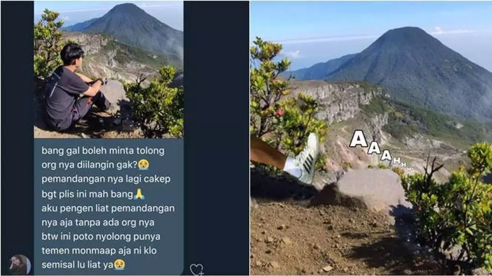 hasil foto editan warganet © Twitter/@pantungalimar