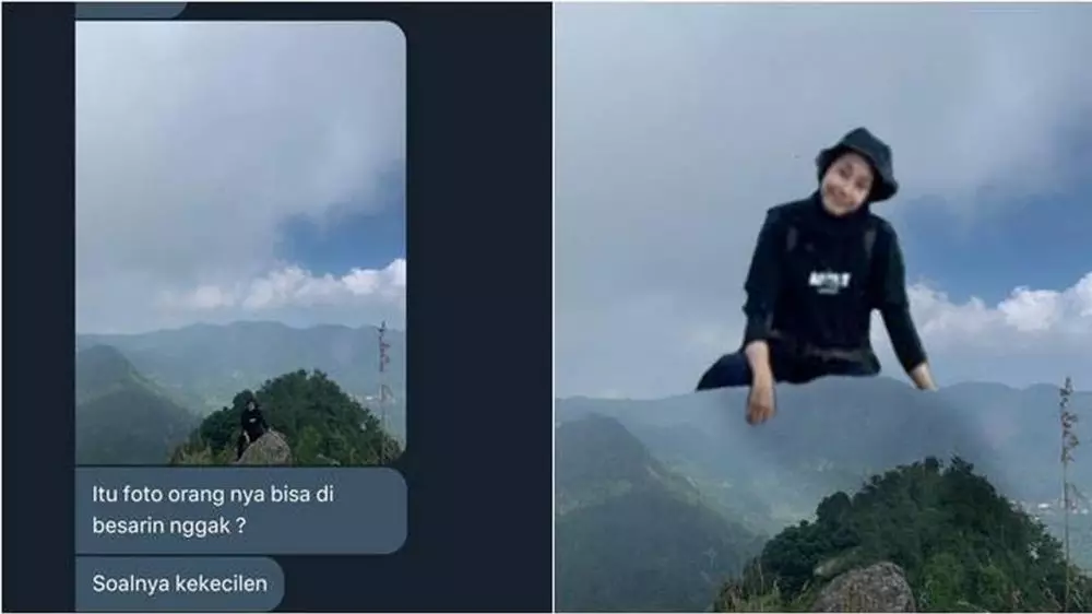 hasil foto editan warganet © Twitter/@pantungalimar