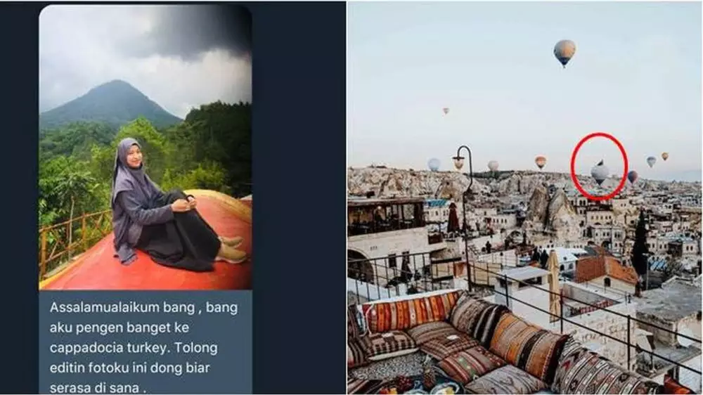 hasil foto editan warganet © Twitter/@pantungalimar