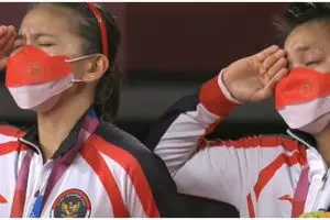 Momen Indonesia Raya berkumandang di Tokyo, sungguh mengharukan