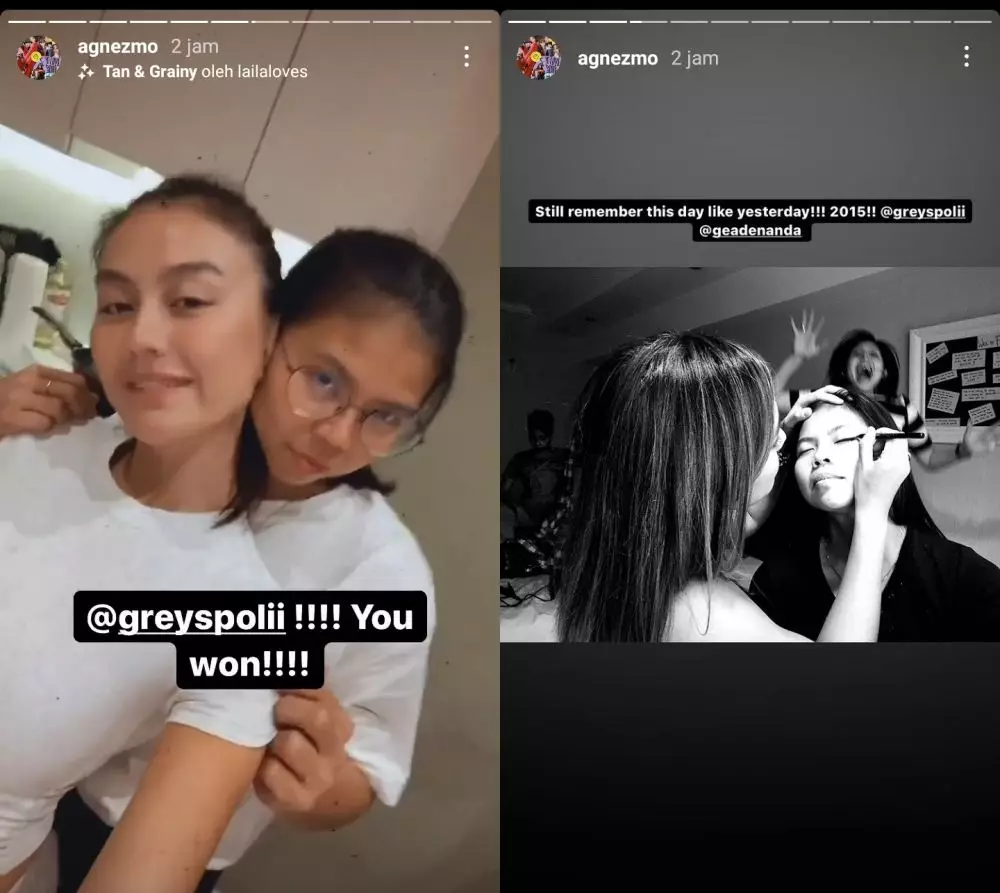 ucapan Agnez Mo untuk Greysia Polii © 2021 brilio.net