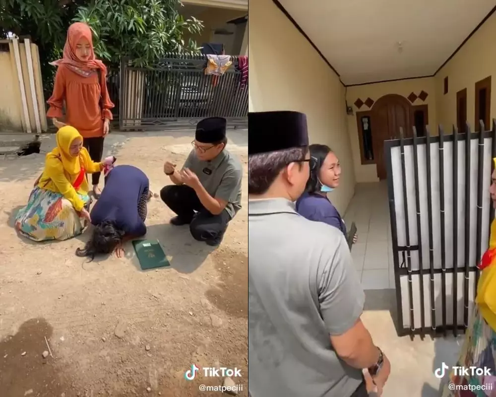 penjual es tebu dapat rumah © TikTok penjual es tebu dapat rumah © TikTok