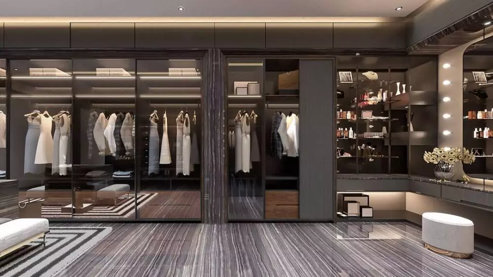 Potret desain walk-in closet dan master room Rachel Vennya Instagram/@angkasaarchitects Potret desain walk-in closet dan master room Rachel Vennya Instagram/@angkasaarchitects