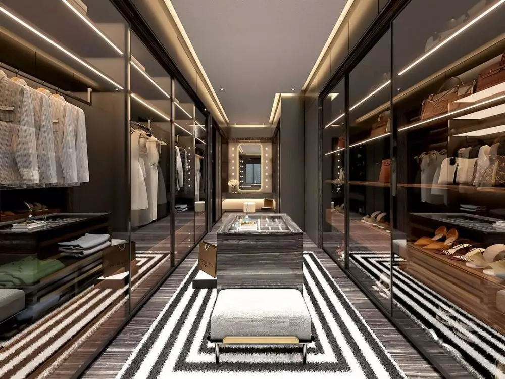 Potret desain walk-in closet dan master room Rachel Vennya Instagram/@angkasaarchitects Potret desain walk-in closet dan master room Rachel Vennya Instagram/@angkasaarchitects