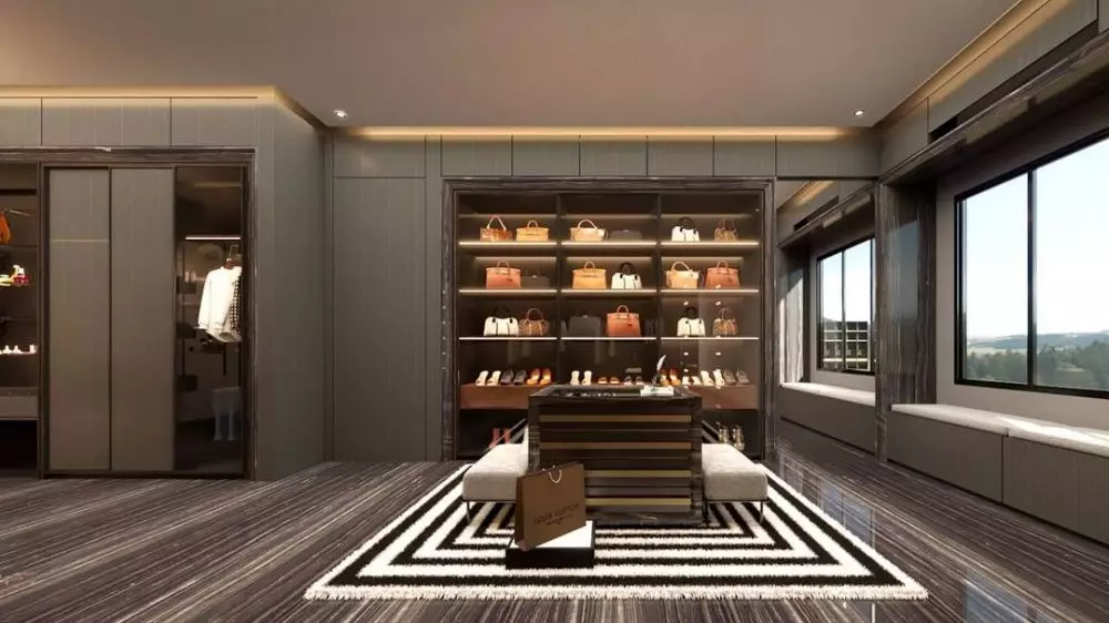 Potret desain walk-in closet dan master room Rachel Vennya Instagram/@angkasaarchitects Potret desain walk-in closet dan master room Rachel Vennya Instagram/@angkasaarchitects