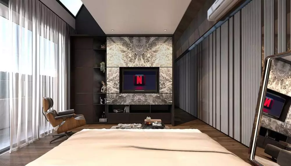 Potret desain walk-in closet dan master room Rachel Vennya Instagram/@angkasaarchitects Potret desain walk-in closet dan master room Rachel Vennya Instagram/@angkasaarchitects