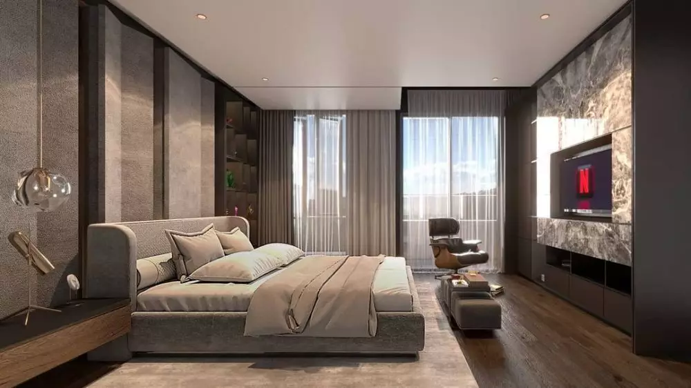 Potret desain walk-in closet dan master room Rachel Vennya Instagram/@angkasaarchitects Potret desain walk-in closet dan master room Rachel Vennya Instagram/@angkasaarchitects