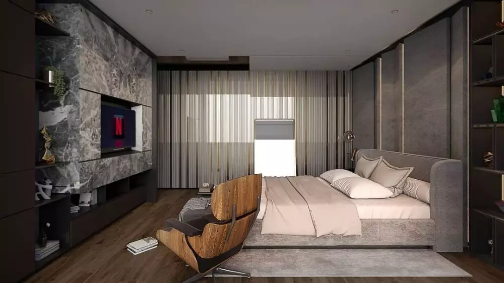 Potret desain walk-in closet dan master room Rachel Vennya Instagram/@angkasaarchitects Potret desain walk-in closet dan master room Rachel Vennya Instagram/@angkasaarchitects