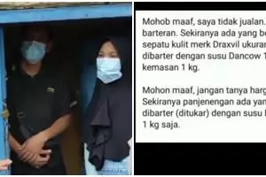 Kisah pria tukar sepatu untuk susu anak, kini jadi Linmas