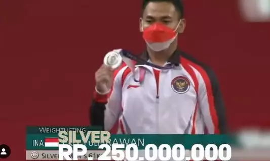 Bonus untuk atlet peraih medali Olimpiade Tokyo dari Juragan99 © Instagram/@juragan_99