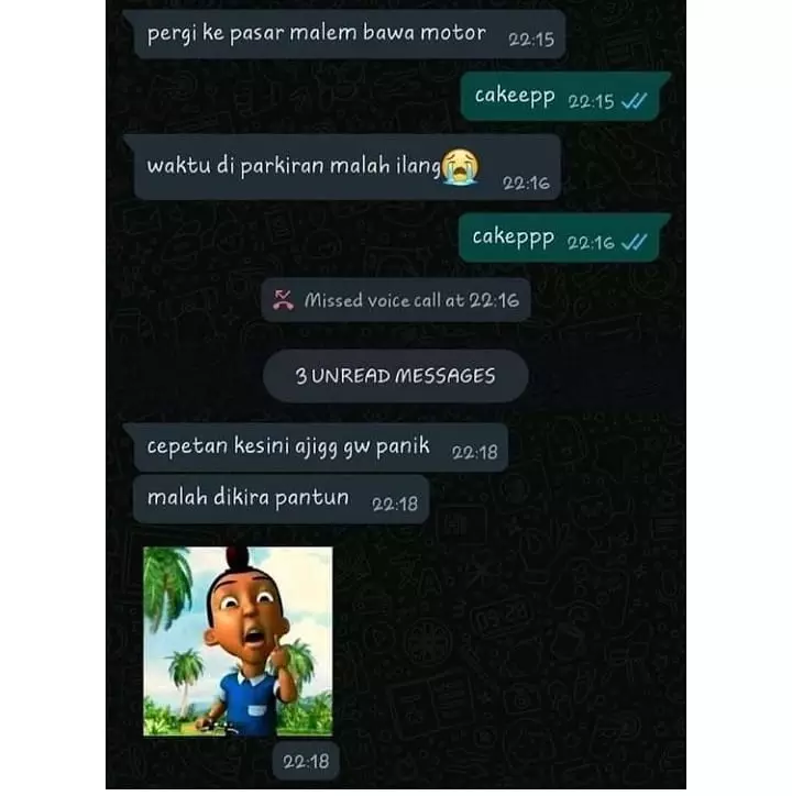 chat lucu teman nggak bisa diandalkan © 2021 instagram.com chat lucu teman nggak bisa diandalkan © 2021 instagram.com
