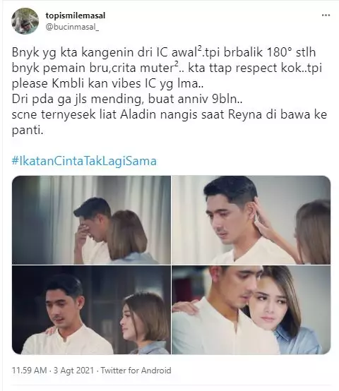 cuitan ikatancintataklagisama © 2021 berbagai sumber