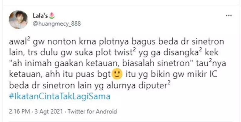 cuitan ikatancintataklagisama © 2021 berbagai sumber