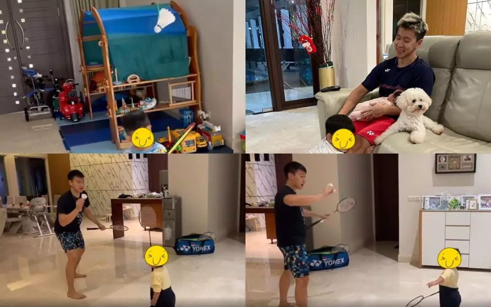 rumah 9 atlet badminton © Instagram