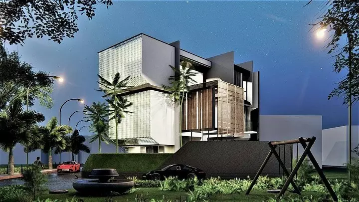 desain rumah Ahsan © Instagram
