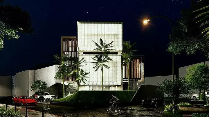 desain rumah Ahsan © Instagram