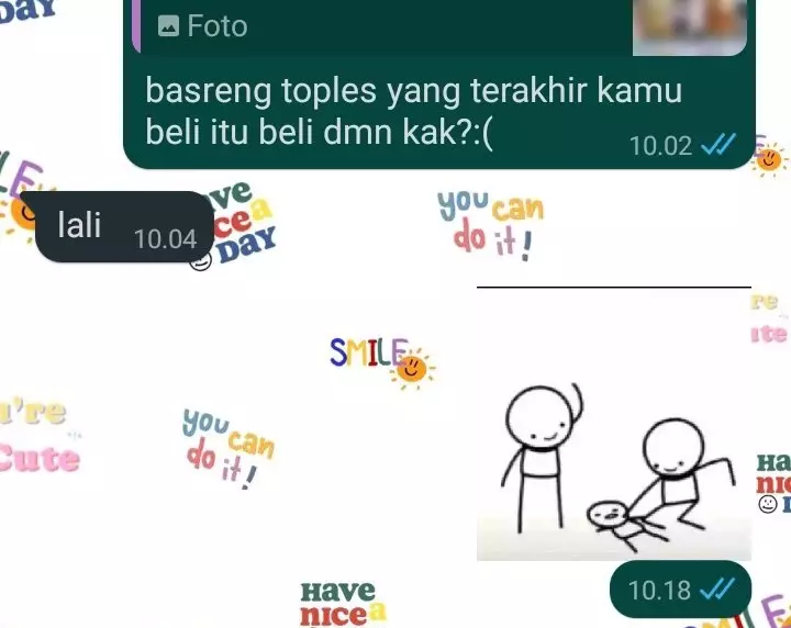 Chat kocak kakak adik © berbagai sumber